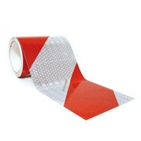 Warnmarkierung gem. DIN 30710 (weiß/rot)