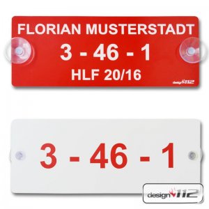 Fahrzeugidentschild Standard