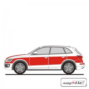 Flächen-Folierungssatz für Audi Q5 -...
