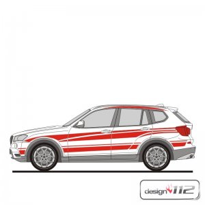 Flächen-Folierungssatz für BMW X3 -...
