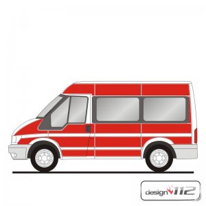 Flächen-Folierungssatz für Ford Transit