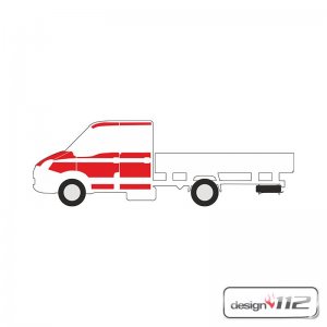 Flächen-Folierungssatz für Iveco Daily DoKa