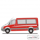 Flächen-Folierungssatz für MB Sprinter Kombi,...