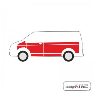 Flächen-Folierungssatz für VW T5 Kombi,...