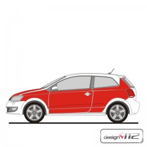 Flächen-Folierungssatz für Volkswagen Polo -...