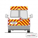 Heck-Warnmarkierungssatz Opel Movano / Renault Master,...