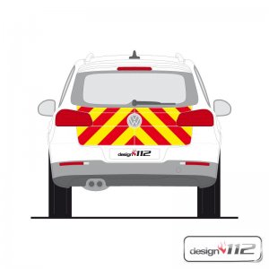 Heck-Warnmarkierungssatz VW Tiguan