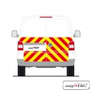 Heck-Warnmarkierungssatz VW Transporter T5, Kasten,...