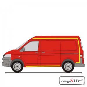 Konturmarkierungssatz Volkswagen Transporter T5