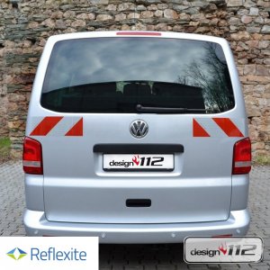 Magnetwarnmarkierung rot/wei�  - 423 x 141 mm (B x H)