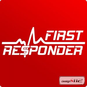 Schriftzug First Responder ohne Ortsnamen -...