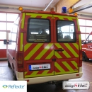 Verklebungssatz Warnmarkierung Volkswagen LT / Mercedes...