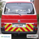 Verklebungssatz Warnmarkierung Volkswagen T4 