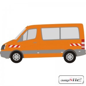 Warnmarkierungssatz VW Crafter, Komplett-Set, 10-teilig