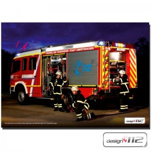 design112 Poster - Einsatzposter - HLF Feuerwehr...