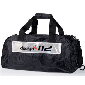 design112-Freizeittasche mit retroreflektierendem Rückenschild gelb blau