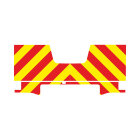 Nissan Navara, 2010/04 - 2015/12 | Heck-Warnmarkierungssatz