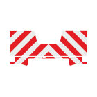 Nissan Navara, 2010/04 - 2015/12 | Heck-Warnmarkierungssatz