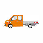 Iveco Daily, Pritschenaufbau, 2014/07 - | Warnmarkierungssatz