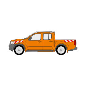 Nissan Navara, 2016/01 - 2022/06 | Warnmarkierungssatz