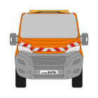 Fiat Ducato/Peugeot Boxer/Citroen Jumper, Pritschenaufbau, 2014/06 - | Warnmarkierungssatz