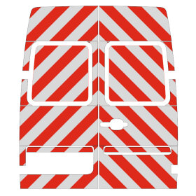 Sticking-Set hazard marking Volkswagen LT / Mercedes Benz...