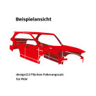 Audi Q7, 4M, 2015/06 -, DIN | Flächen-Folierungssatz