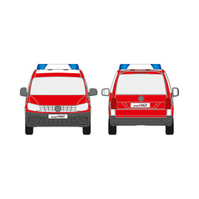 VW Caddy, 2015/06 - 2020/09 , DIN-Plus | Flächen-Folierungssatz