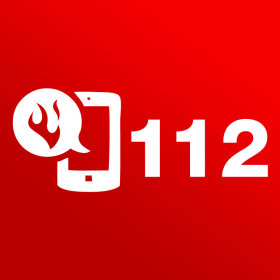 Schriftzug Smartphone 112 | Retroreflektierende Folie gem. ECE104R