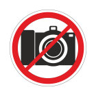 Aufkleber "Fotografieren verboten!"