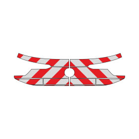 VW ID.3, 2019/11 - | Heck-Warnmarkierungssatz