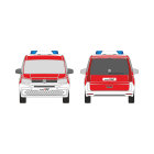 VW Caddy, Maxi, 2020/09 - , DIN-Plus | Fl&auml;chen-Folierungssatz