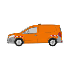 MB Citan, W420, L1, tailgate, 2021/10 - | warning marking...