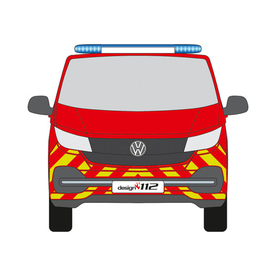 VW T6.1, 2019/11 - | Front-Warnmarkierungssatz