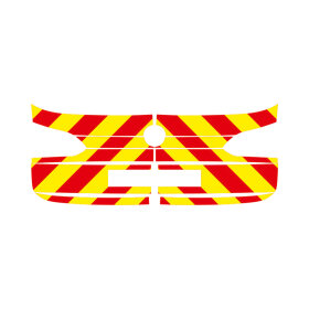 VW Touareg III, 2018/07 - 2023/02 | Heck-Warnmarkierungssatz