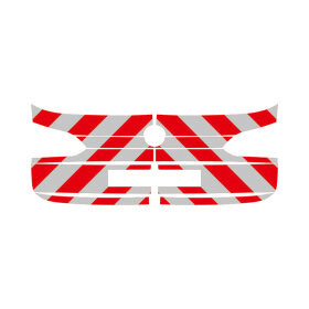 VW Touareg III, 2018/07 - 2023/02 | Heck-Warnmarkierungssatz