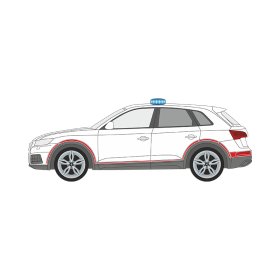Audi Q5, FY, 2020/09 - , DIN-Plus | Flächen-Folierungssatz Erweiterung Radläufe