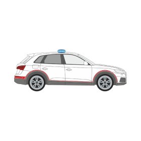 Audi Q5, FY, 2020/09 - , DIN-Plus | Flächen-Folierungssatz Erweiterung Radläufe
