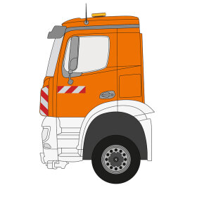 MB Arocs, 2013/01 - | Warnmarkierungssatz