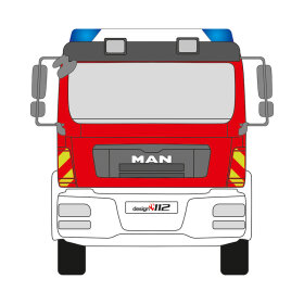 MAN TGM, - | Front-Warnmarkierungssatz