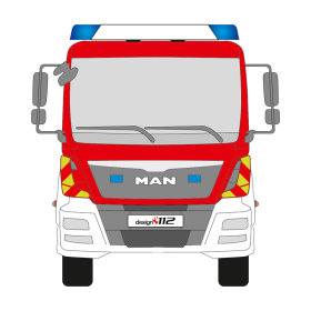 MAN TGM  | Front-Warnmarkierungssatz