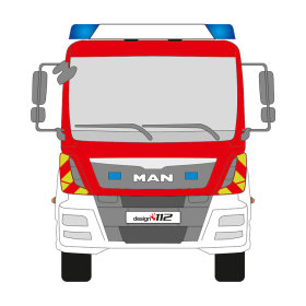 MAN TGL  | Front-Warnmarkierungssatz