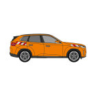 BMW X3, G45, 2024/11 - | Warnmarkierungssatz