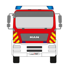 MAN TGS, 2007 - 2014 | Front-Warnmarkierungssatz
