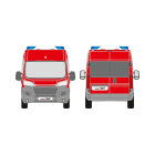 Fiat Ducato/Citroen Jumper/Opel Movano C/Peugeot Boxer, 2014/05 -, DIN-Plus | Flächen-Folierungssatz