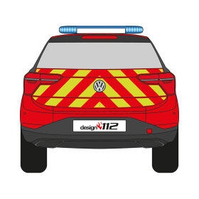 VW Polo VI, AW, 2021/09 - | Heck-Warnmarkierungssatz