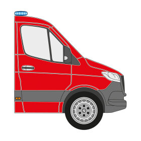 MB Sprinter, Fahrerhaus, 2018/06 - , DIN-Plus |...